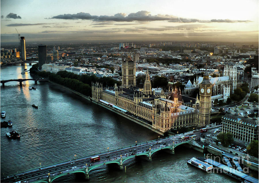 London - Palace of Westminster Photograph by Justyna Jaszke JBJart