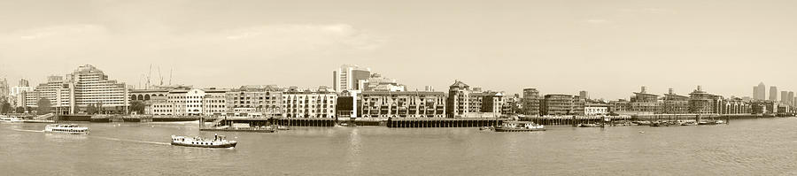 London panorama with Thames river Photograph by Vlad Baciu