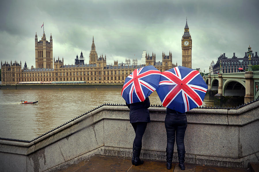 London rain Photograph by Oversnap