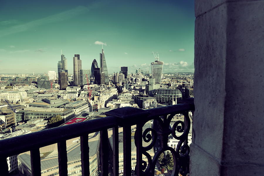London Rooftop Photograph by Songquan Deng