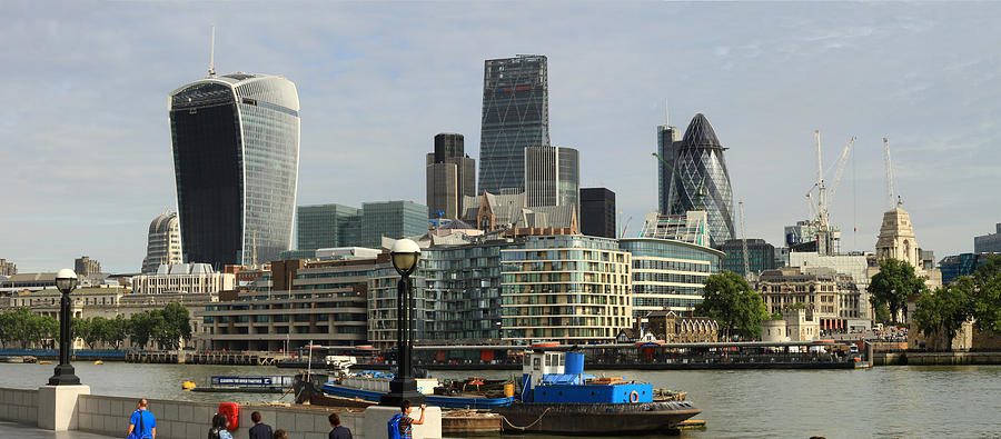 London Photograph - London Skyline Cityscape by David French