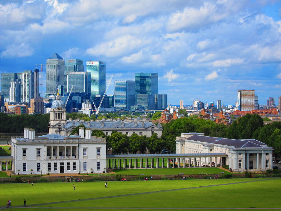 London Skyline from Greenwich Photograph by Andreas Thust