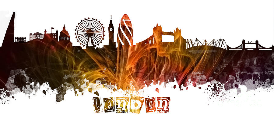 London Skyline Digital Art