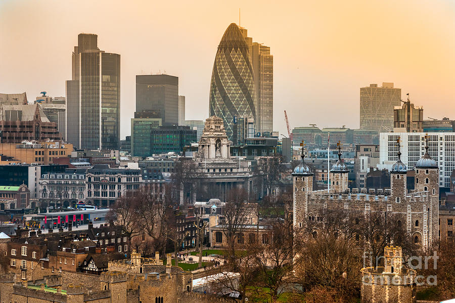 London Skyline - UK Photograph by Luciano Mortula