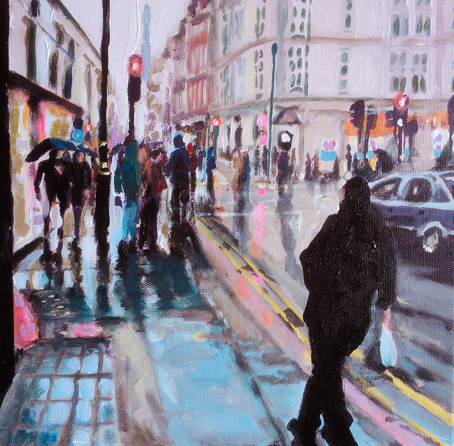 London Streets 1 Painting by Paul Mitchell - Fine Art America