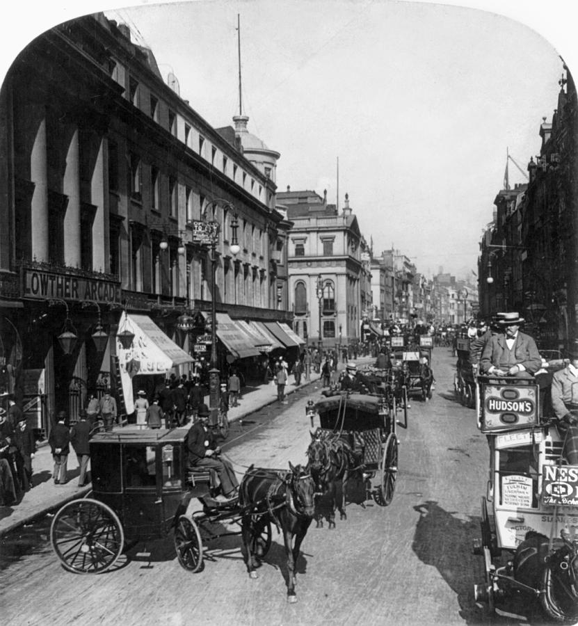 London The Strand, C1901 Painting by Granger - Fine Art America