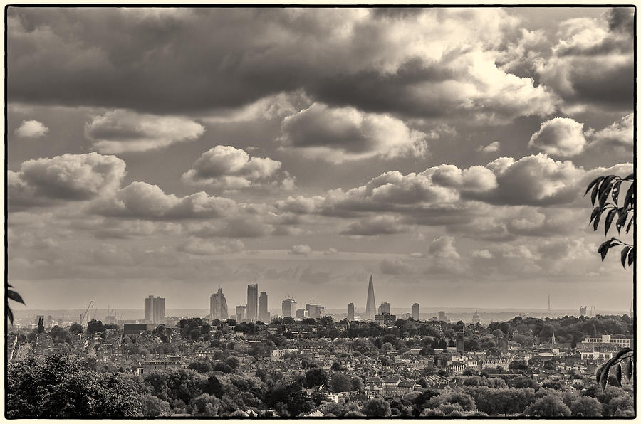 London Town seen from Alexandra Palace Photograph by Lenny Carter