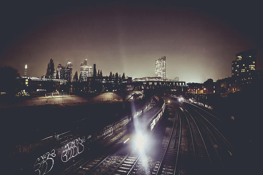 London train at night Photograph by Benkadams.com