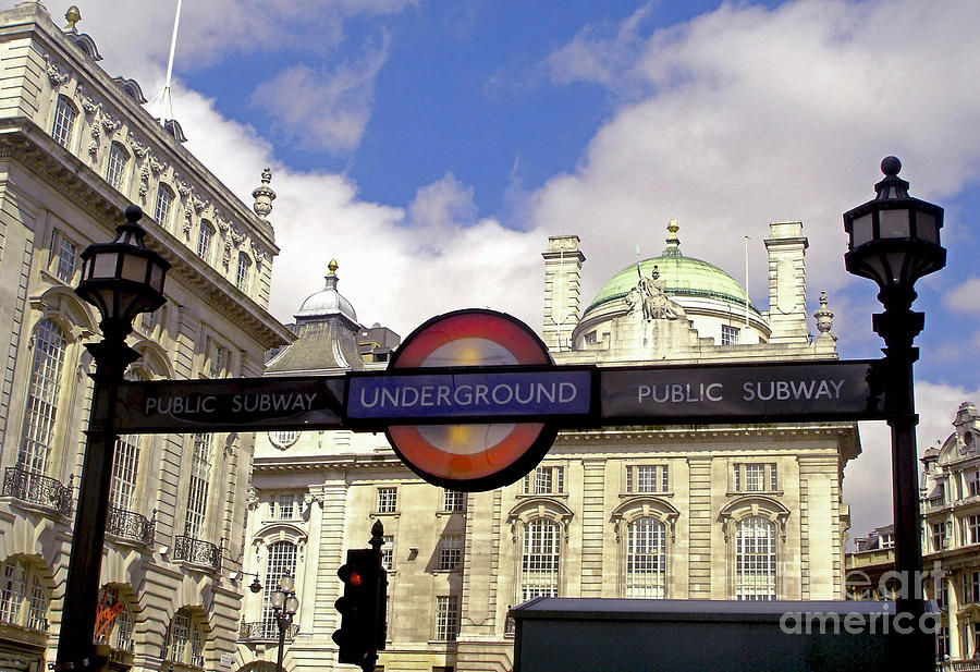 London Underground Photograph by Nina Ficur Feenan
