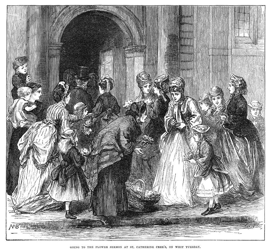 London Whit Tuesday, 1872 Drawing by Granger - Fine Art America