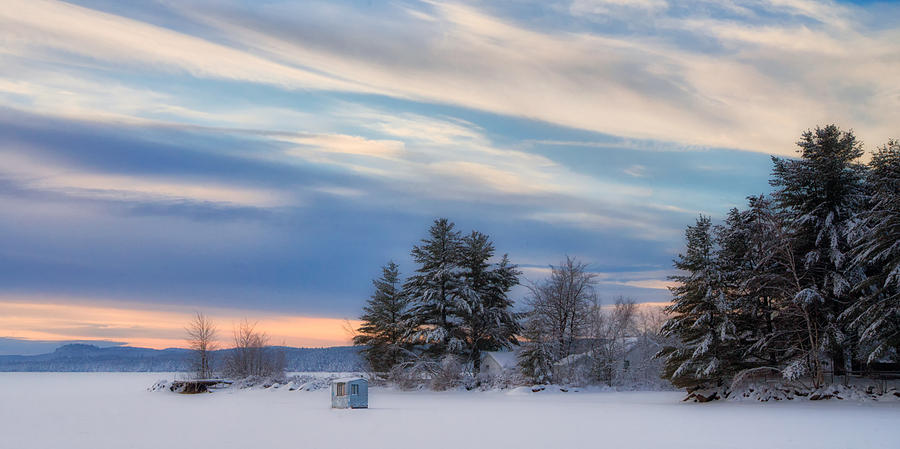 Lone Icy Shanty Photograph by Darylann Leonard Photography