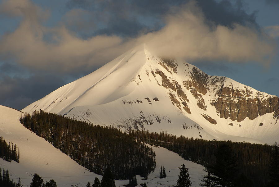 Lone Mountain at Big Sky Photograph by Darius Lineberry - Fine Art America