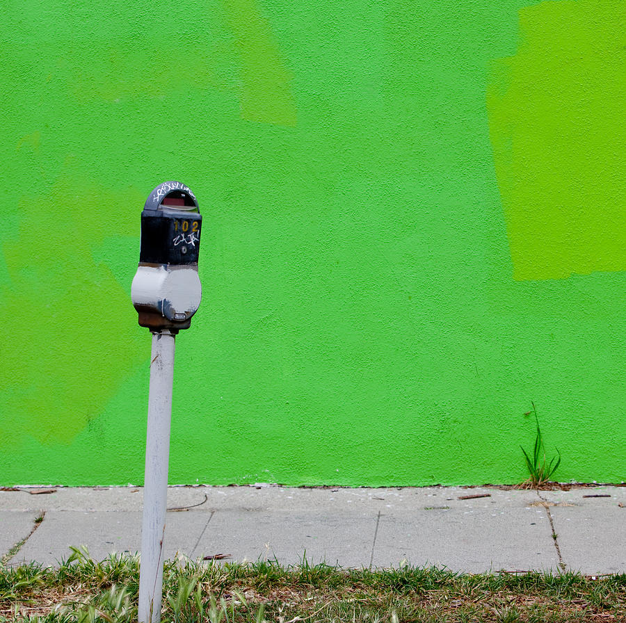 Lone Parking Meter Photograph by Art Block Collections