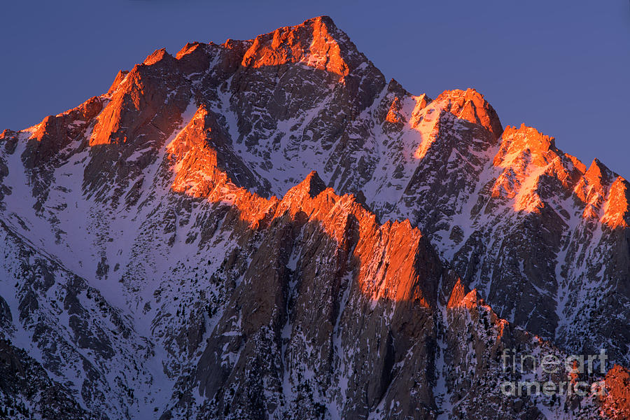 Lone Pine Peak - February Photograph by Inge Johnsson