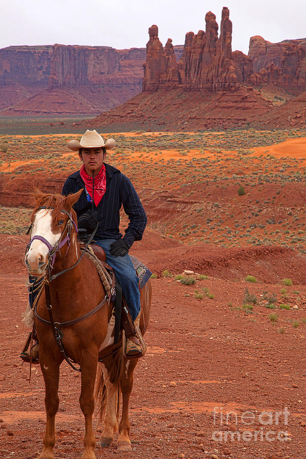Lone Rider Photograph by Jim Garrison