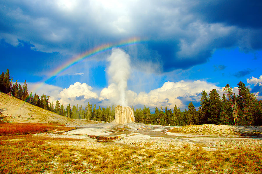 Lone Star Geyser Photograph by Tranquil Light Photography