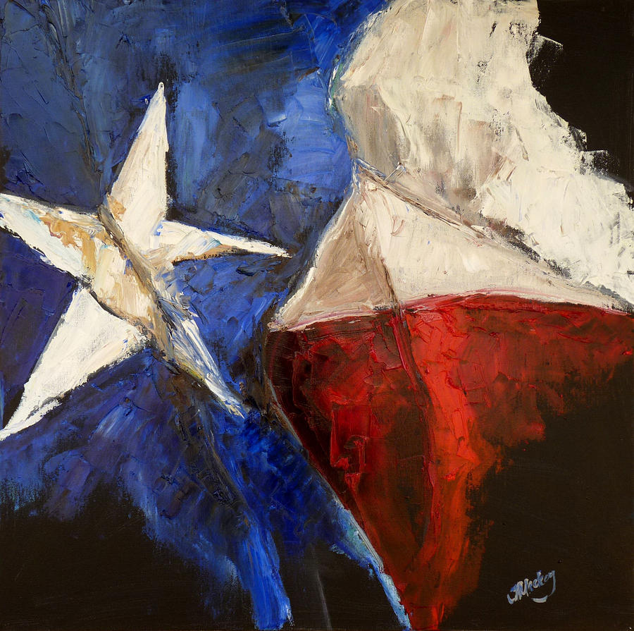 Lone Star by Judy Mackey - Lone Star Painting - Lone Star Fine Art ...