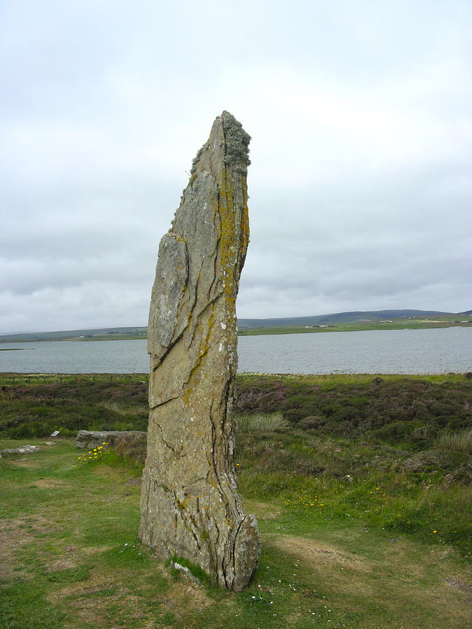 Lone Stone at the Ring Of Brodgar Photograph by Denise Mazzocco - Fine ...