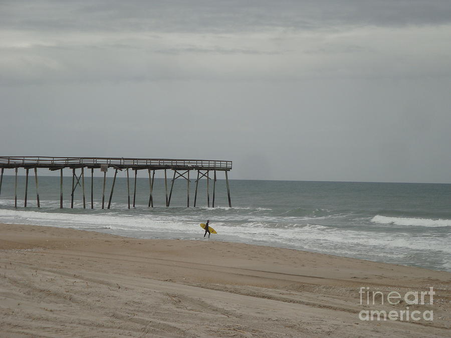 Lone Surfer Photograph by Bill TALICH