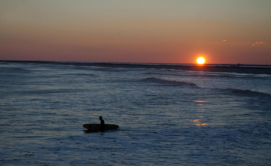 Lone Surfer Photograph by Elsa Santoro