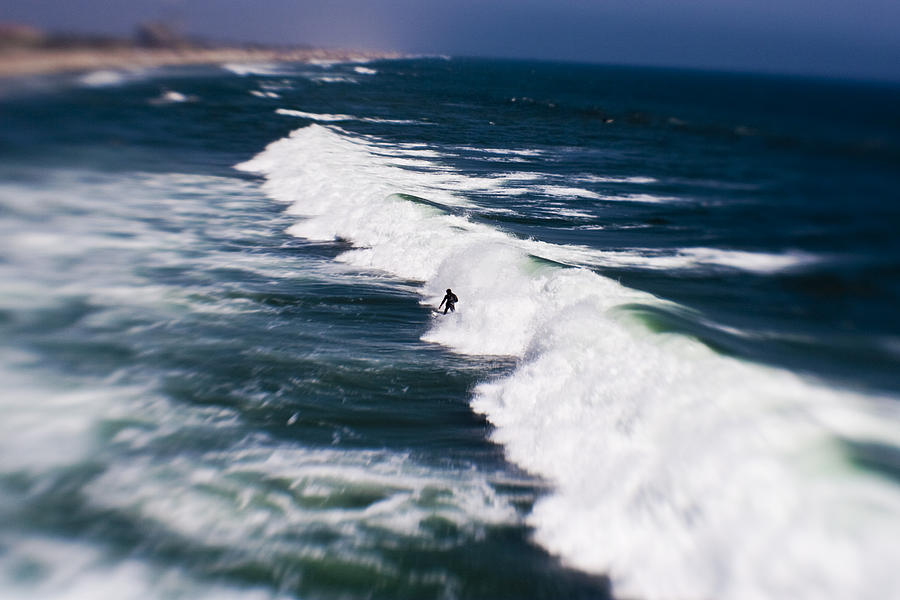 Lone Surfer Photograph by Scott Pellegrin