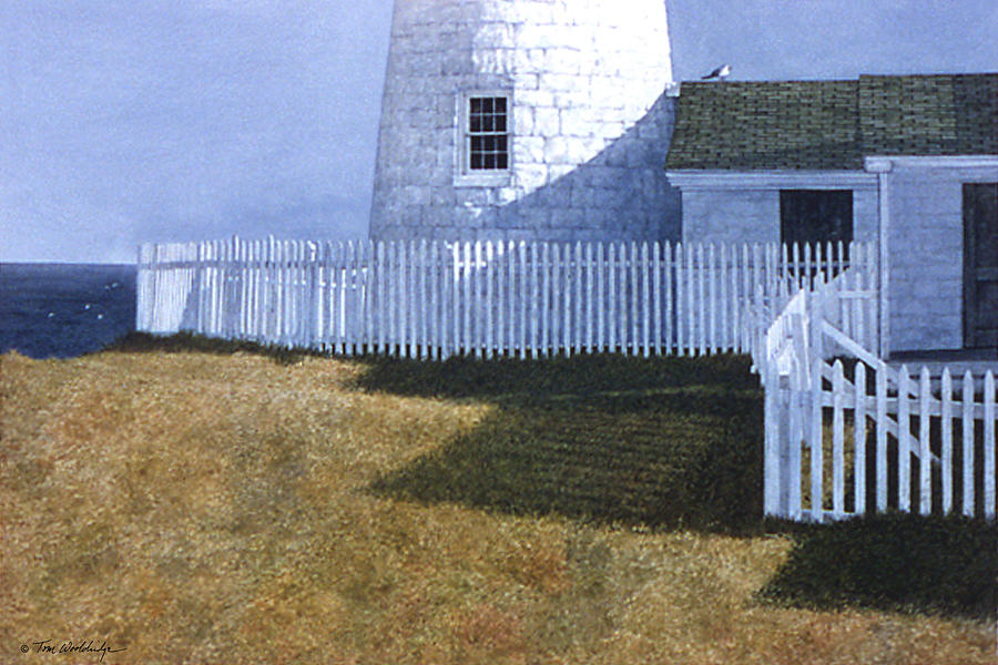 Lone Visitor Painting by Tom Wooldridge