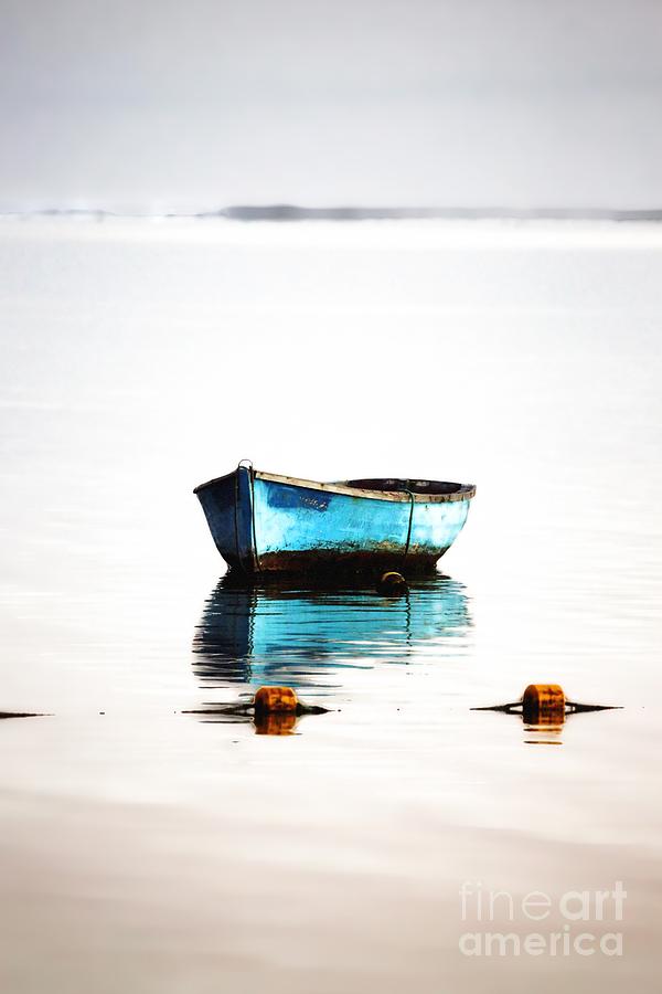 Nature Photograph - Lonely Boat by Marek Rutkowski