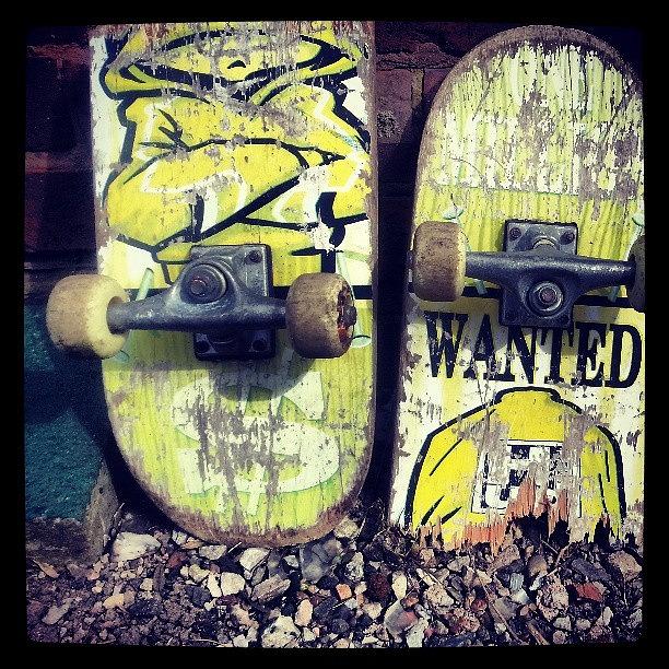 Me Photograph - Lonely, Broken Skateboard :( #sad by Patrick Oliver