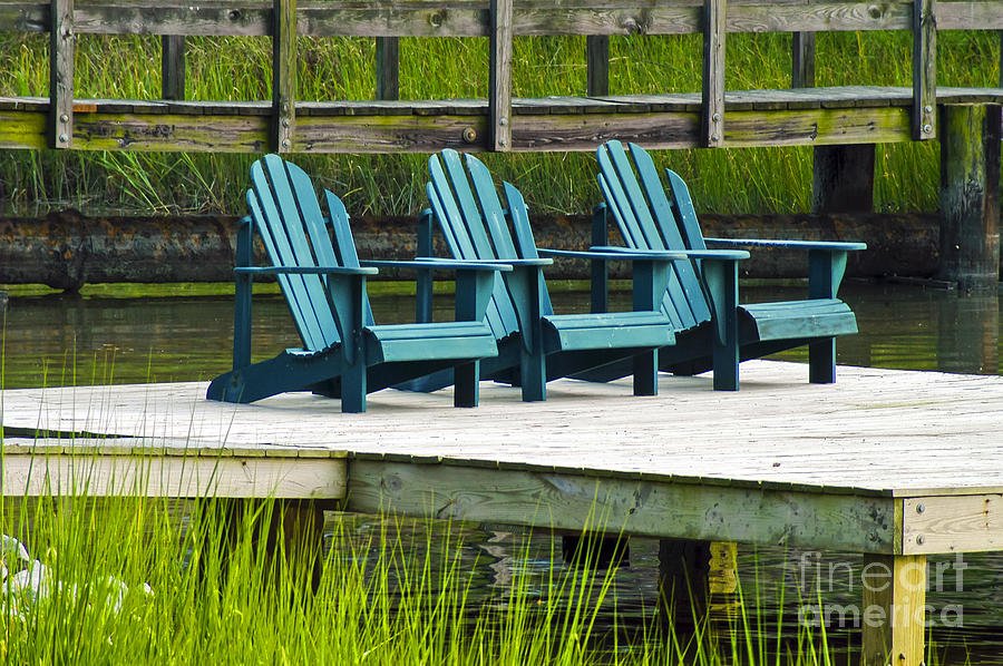 Lonely Chairs  Photograph by Bob Phillips
