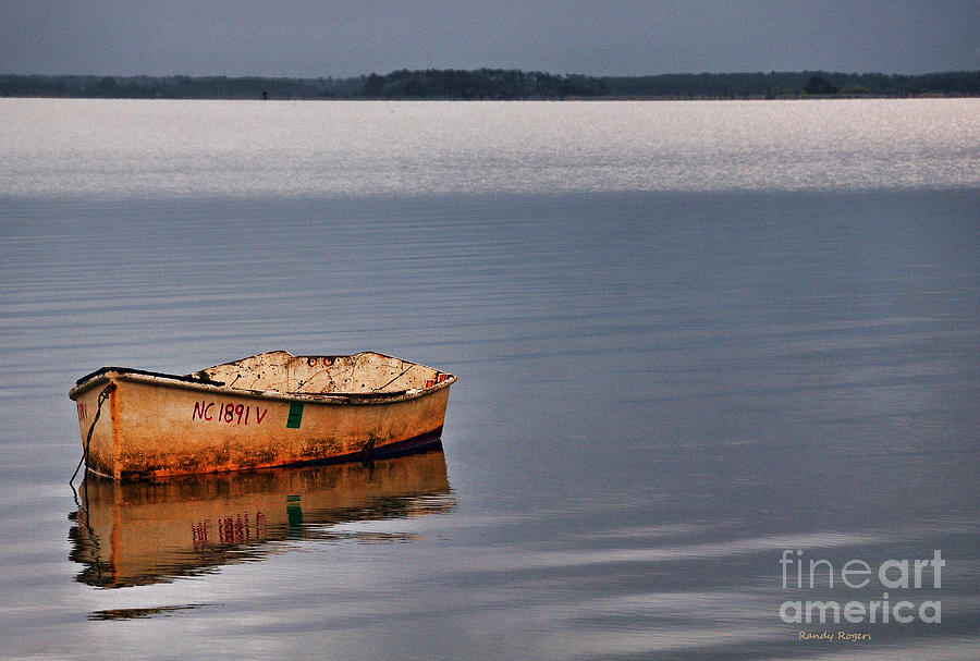 Lonely Dinghy Photograph by Randy Rogers