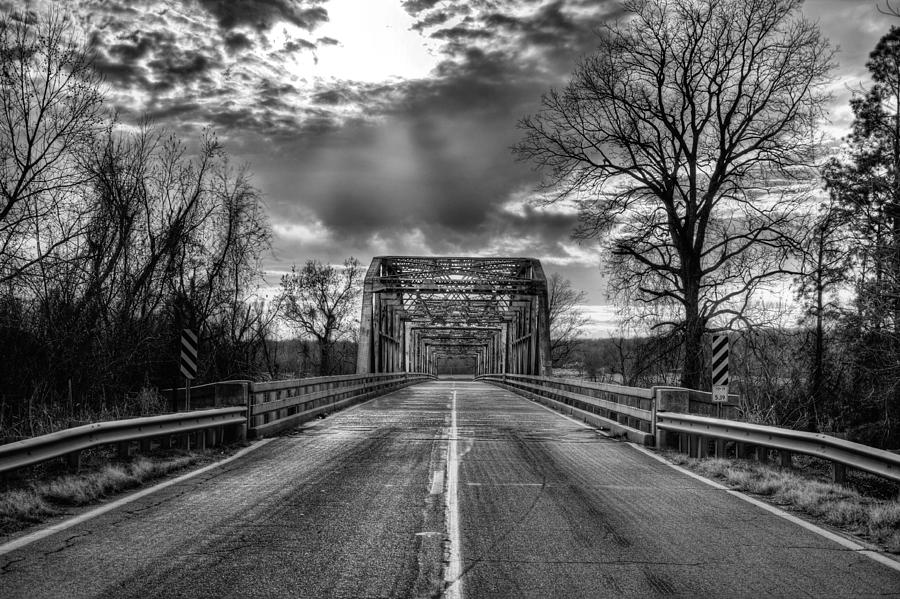 Lonely Highways Black and White Photograph by JC Findley