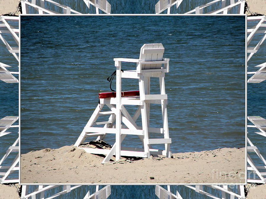 Lonely Lifeguard Station at the End of Summer Photograph by Rose Santuci-Sofranko