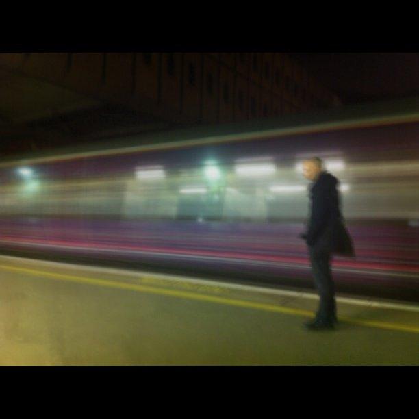 London Photograph - Lonely Platform by James McCartney