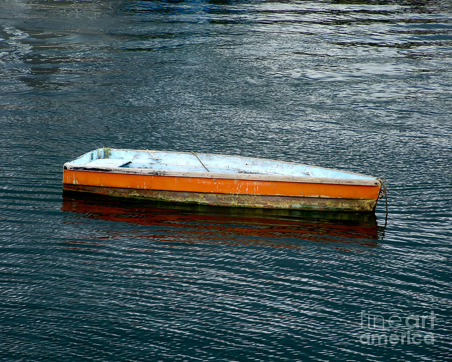 Lonely Skiff Photograph by Kristen Fox
