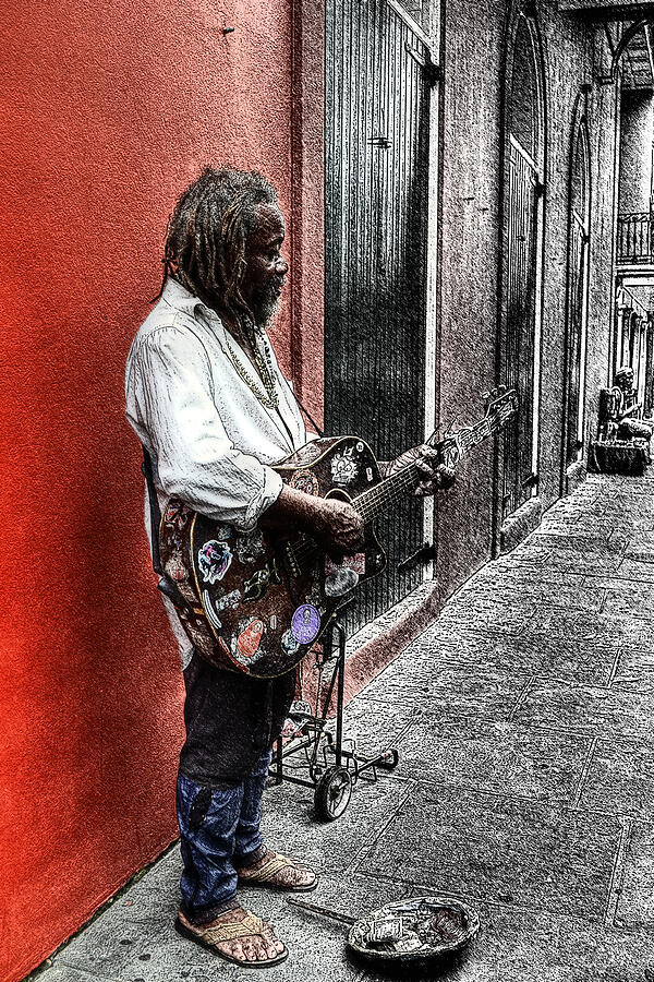 New Orleans Photograph - Lonely Street of Blues by Timothy Lowry
