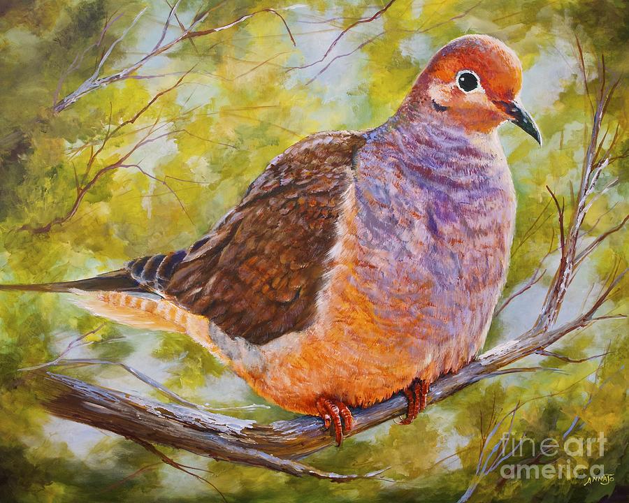 Nature Painting - Lonesome Dove by AnnaJo Vahle