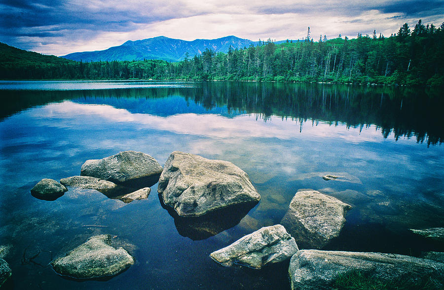 Lonesome Lake NH Photograph by Michael Hubley