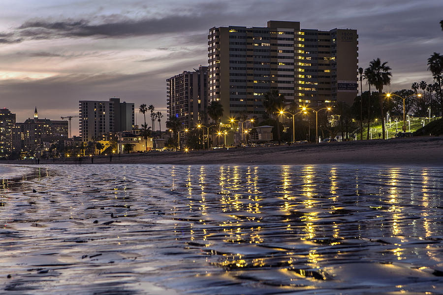 Long Beach Evening Photograph by Denise Dube