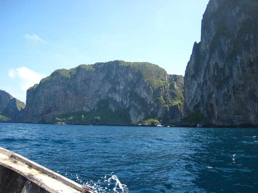 Boat Photograph - Long Boat Tour - Phi Phi Island - 0113127 by DC Photographer