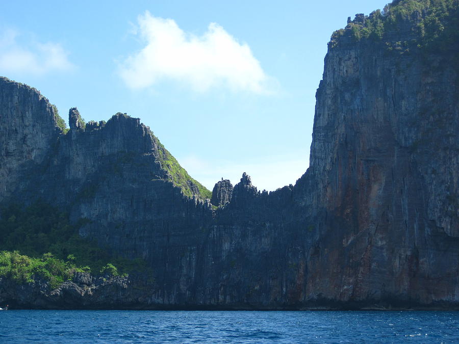 Boat Photograph - Long Boat Tour - Phi Phi Island - 0113130 by DC Photographer