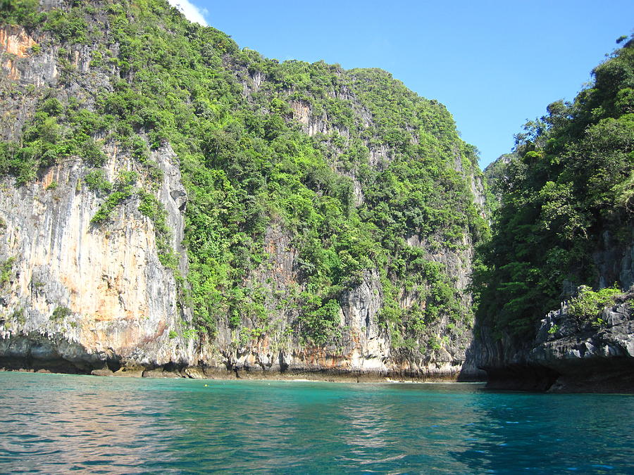 Boat Photograph - Long Boat Tour - Phi Phi Island - 011378 by DC Photographer