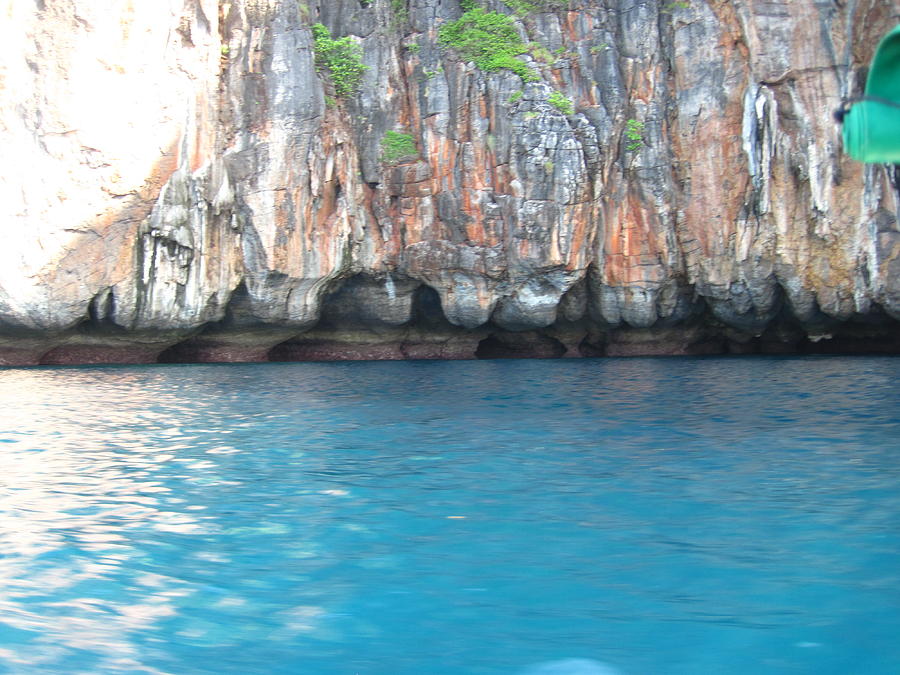 Boat Photograph - Long Boat Tour - Phi Phi Island - 011388 by DC Photographer