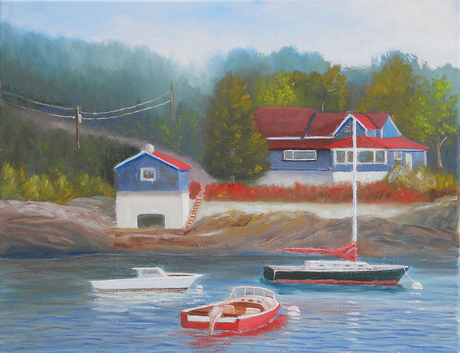 Long Cove Painting by Scott W White