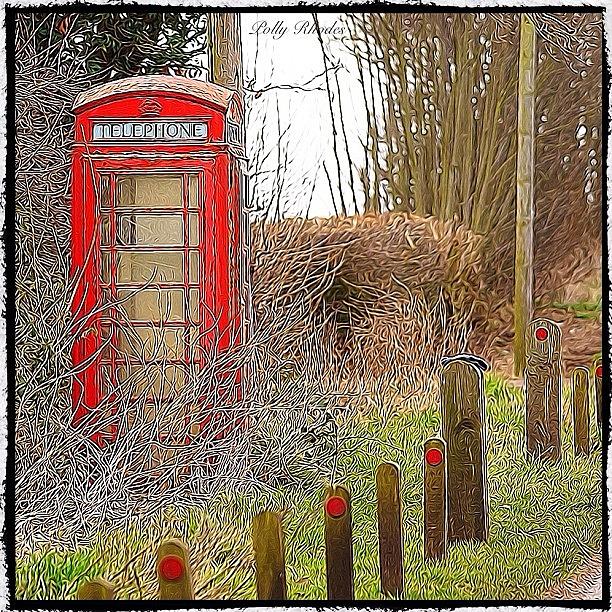 Relic Photograph - Long Disused Phone Box #phonebox #relic by Polly Rhodes