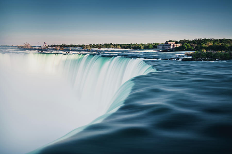 Long Exposure Of Niagara Falls In Photograph by D3sign