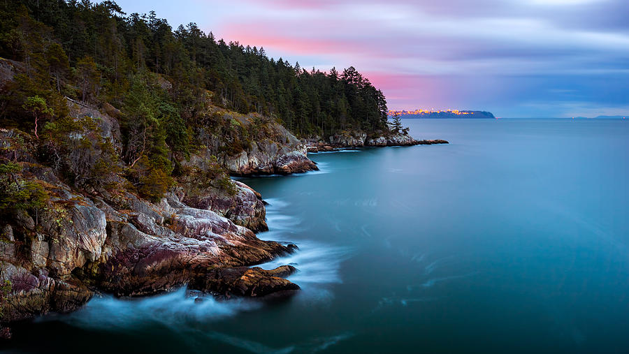 Long Exposure Water At Juniper Point Photograph by Alexis Birkill