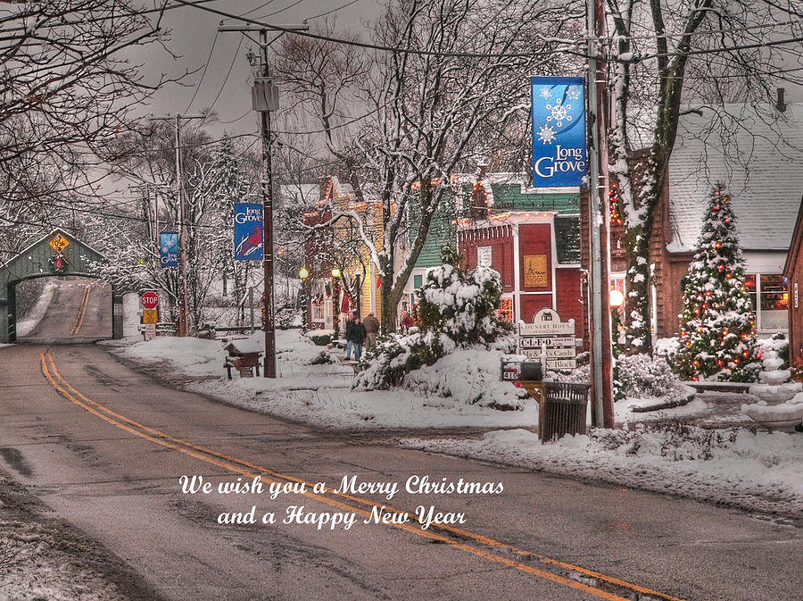 Long Grove Christmas Photograph by David Bearden Fine Art America