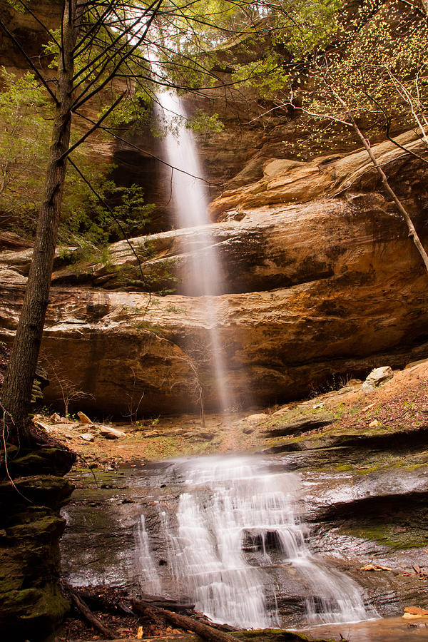 Long Hollow waterfall Photograph by Haren Images- Kriss Haren