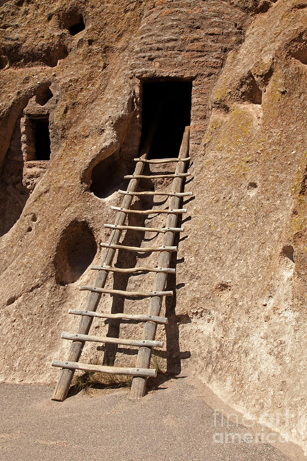 Long House Front Door Bandelier National Monument Photograph by Fred Stearns