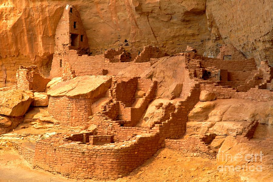 Mesa Verde National Park Photograph - Long House Tower by Adam Jewell